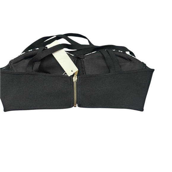 CHIC THE BRAND.Black and White Gingham Bikini with High-Waisted Bottoms - Picture 5 of 16